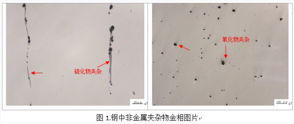 钢中非金属夹杂物金相图片